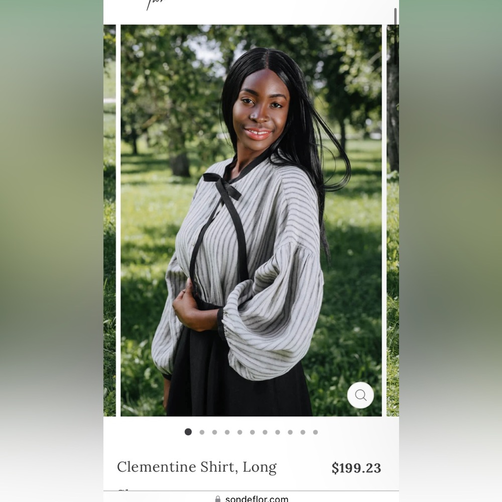 Clementine Shirt Son De Flor look alike XS custom